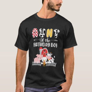 Tante van de Verjaardagsjongen Boerderij Barnyard T-shirt
