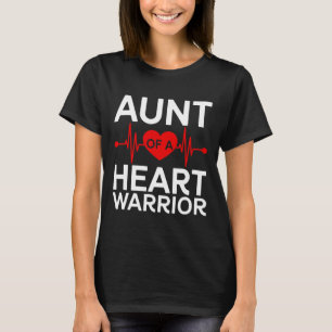 Tante van een CHD-krijger Aangeboren Hartafwijking T-shirt