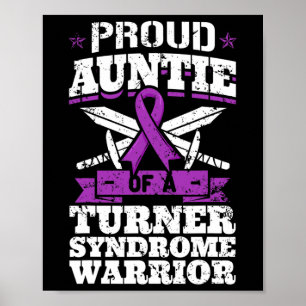 Tante van een Turner syndroom krijger TS bewustzij Poster