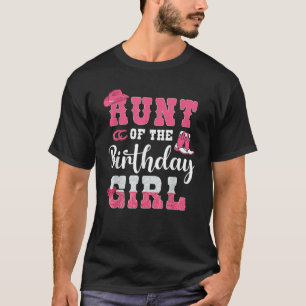 Tante van het Verjaardagsmeisje Western Cowgirl Th T-shirt