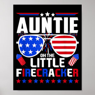 Tante van The Little Firecracker Fourth of July Poster