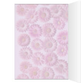 Tante Voeux Spéciaux Anniversaire Marguerites Rose (Intérieur (Gauche))