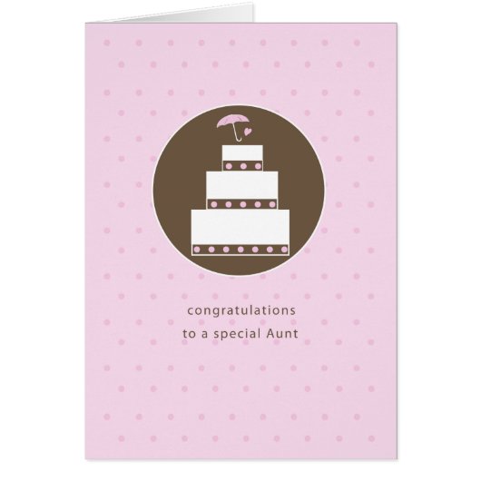 Tante, Vrijgezellenfeest Cake Gefeliciteerd (Voorkant)