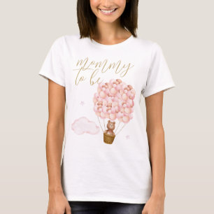 Tante Wordt Teddybeer Roze Ballonnen T-shirt