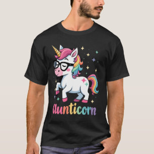 Tanteluis Tante Dabbing Eenhoorn Tante Tante Kerst T-shirt