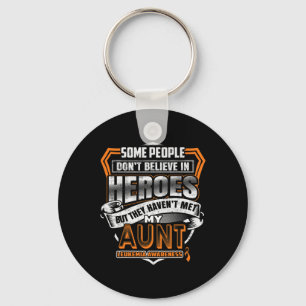 Tante's Fight Is My Fight Leukemia Awareness 2 Sleutelhanger