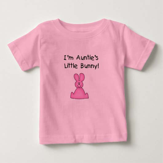 Tante's Little Bunny (roze) Tshirt (Voorkant)