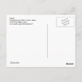 Tanuki Briefkaart (Achterkant)