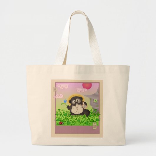 Tanuki-Canvas tas (Voorkant)
