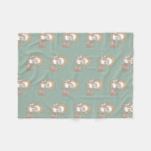 Tanuki Fleece Blanket (Voorkant (Horizontaal))