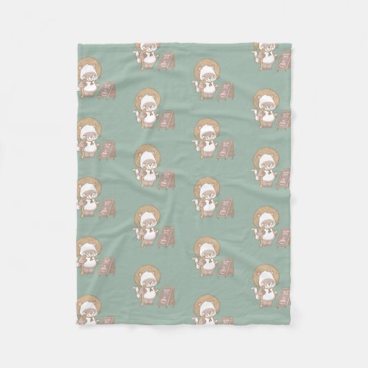 Tanuki Fleece Blanket (Voorkant)