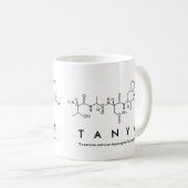 Tanya peptide nom mug (Devant droit)