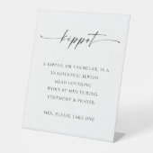 TANYA | SIGNE SIGNATTE Mariage juif Panier Yarmulk (Recto)