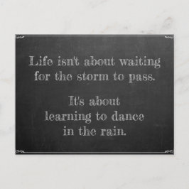 Tanz im Regen Briefkaart