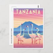  Tanzania Afrika-meer Briefkaart (Voorkant / Achterkant)