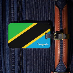 Tanzania Bagagelabels, patriottische Tanzaniaanse  Bagagelabel