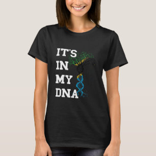 Tanzania Boom Het zit in mijn DNA Tanzaniaanse tro T-shirt