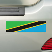 Tanzania Bumpersticker (Op auto)