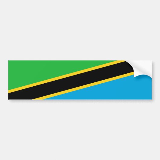 Tanzania Bumpersticker (Voorkant)