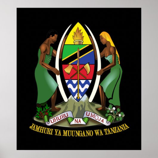 Tanzania COA Poster (Voorkant)