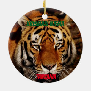 Tanzania Custom Lion / Elephant Ornament