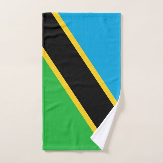 Tanzania Flag Bad Handdoek (Handdoek)