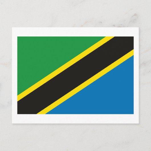 Tanzania Flag Briefkaart (Voorkant)