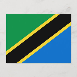 Tanzania Flag Briefkaart