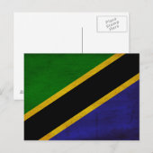 Tanzania Flag Briefkaart (Voorkant / Achterkant)