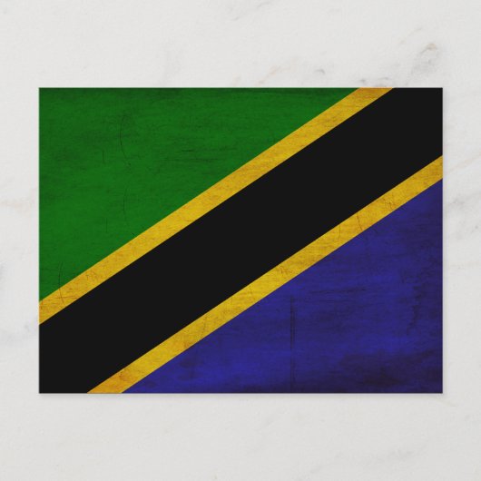 Tanzania Flag Briefkaart (Voorkant)