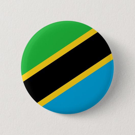 Tanzania Flag Button (Voorkant)