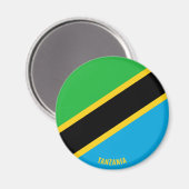 Tanzania Flag Charming Patriotic Magneet (Voorkant / Achterkant)