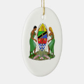 Tanzania Flag Keramisch Ornament (Rechts)