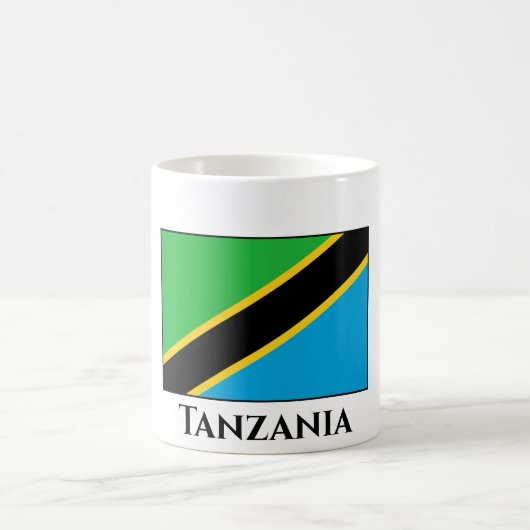 Tanzania Flag Koffiemok (Center)
