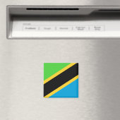Tanzania Flag Magneet (Insitu (Vaatwasser))