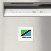 Tanzania Flag Magneet (Insitu (Vaatwasser))