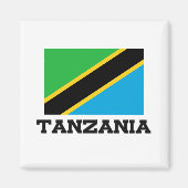 Tanzania Flag Magneet (Voorkant)
