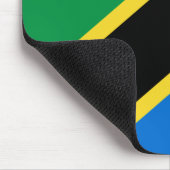 Tanzania Flag Mousepad Muismat (Hoek)