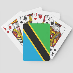 Tanzania Flag Pokerkaarten