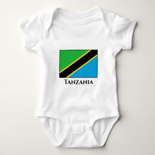 Tanzania Flag Romper (Voorkant)
