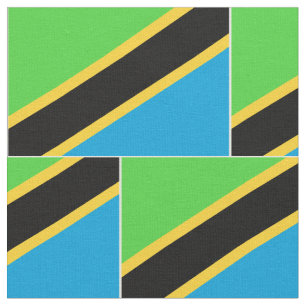 Tanzania Flag Stof