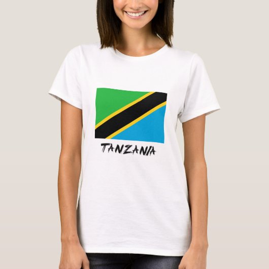 Tanzania Flag T-shirt (Voorkant)