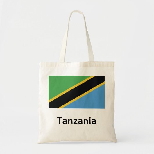 Tanzania Flag Tote Bag (Voorkant)