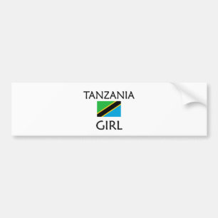 TANZANIA GIRL BUMPERSTICKER