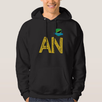 Tanzania Human-Flag Group Letter A en N Tanzania Hoodie