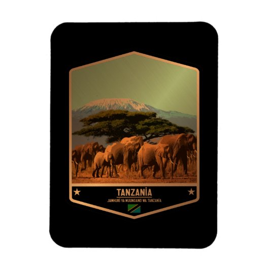 Tanzania Magneet (Verticaal)