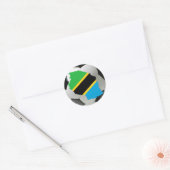 Tanzania nationaal team ronde sticker (Envelop)