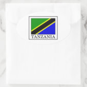 Tanzania Ovale Sticker (Tas)