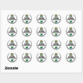 Tanzania Ronde Sticker (Vel)