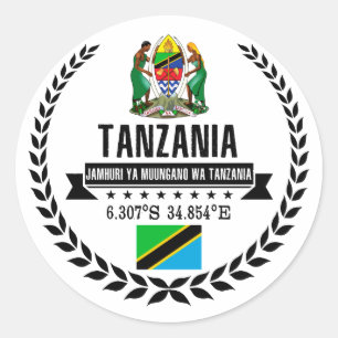 Tanzania Ronde Sticker